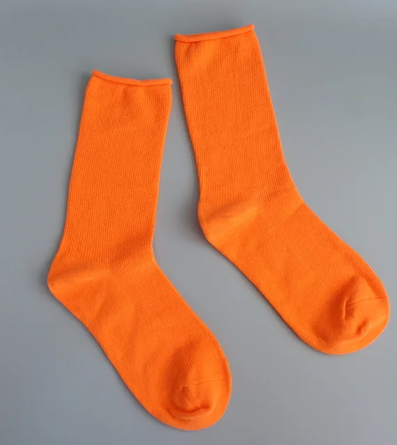 Новинка; женские цветные носки; Неоновые носки для девочек - Цвет: 1