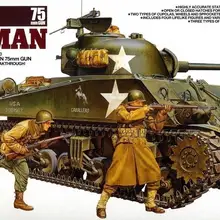 1/35 TAMIYA 35250 армии США M4A3 Шерман модель танка хобби