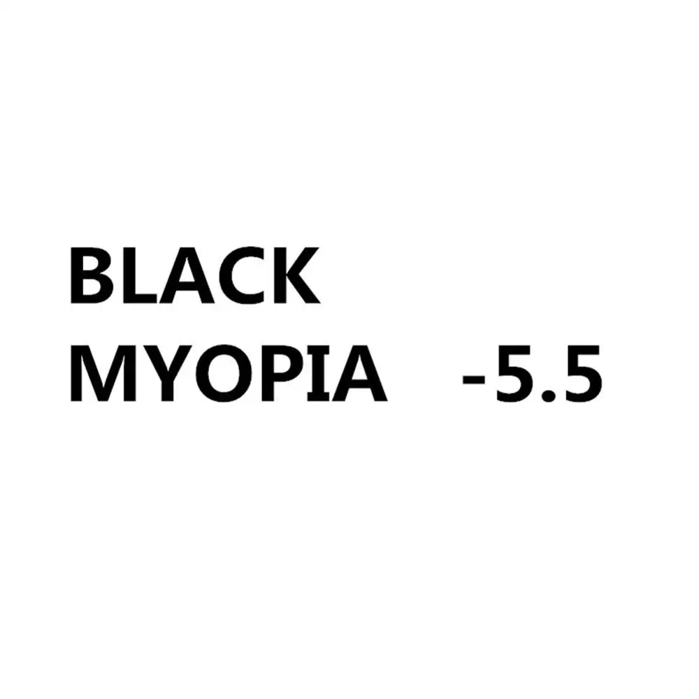 Очки для плавания для взрослых, оптические очки для близорукости, силиконовые очки для плавания, противозапотевающие, с покрытием, водная диоптрия, очки для плавания, маска - Цвет: Black Myopia 550