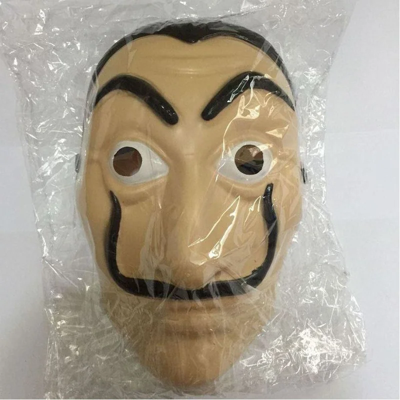 Новинка мужская маска бумажный дом La Casa De Papel Dali Карнавальная на Хэллоуин