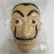 Новинка мужская маска бумажный дом La Casa De Papel Dali Карнавальная на