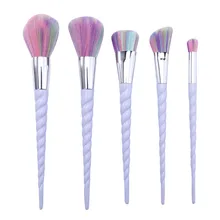 5pcs Makeup Brushes New Hot Brush Colorful Soft Hair Set Blusher Powder Make Up Brush pincel