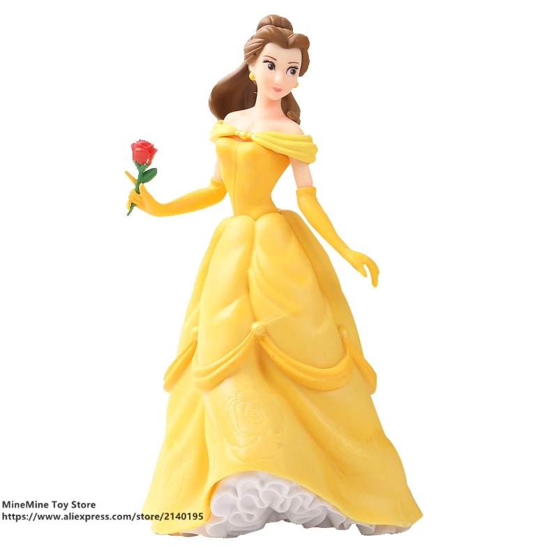 DISNEY Beauty and the Beast Princess Belle 21 см модель фигурки аниме мини украшение ПВХ