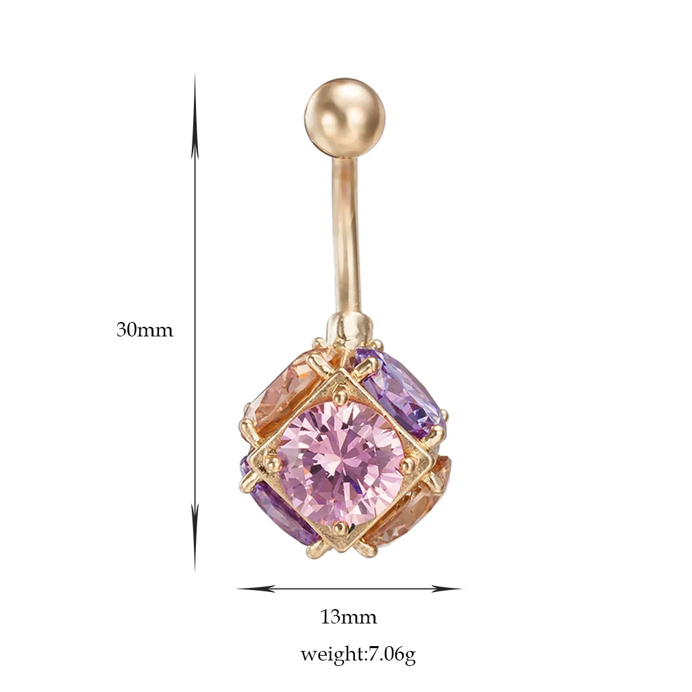 

Fashion Hot Sexy Eenvoudige Lounger Medische Roestvrij Staal Navel Ringen Navel Piercing Vrouwen Piercing Sieraden