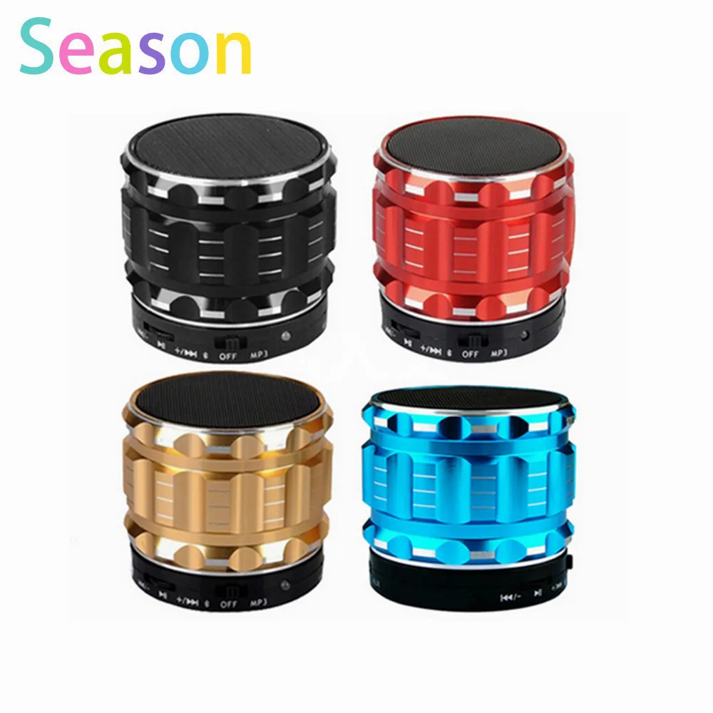 Portable Mini Bluetooth Speakers Metal Steel Wireless font b Smart b font Hands Free Speaker Support