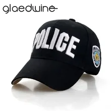 Glaedwine высокое качество полиции шапки кепки унисекс Бейсбол Кепки Для мужчин Snapback Шапки регулируемые Snapbacks для взрослых папа шляпа в стиле хип-хоп Шапки