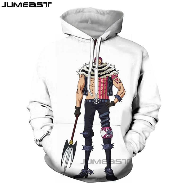 Jumeast 3D Печатный аниме одна деталь для мужчин/женщин модные толстовки с капюшоном Толстовка с длинным рукавом Harajuku хип хоп Спортивный пуловер