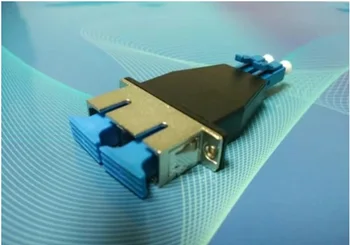 

SC Female to LC Male SC- LC SM Duplex Hybrid Optical Adaptor Fiber Optic Adapter HA-013