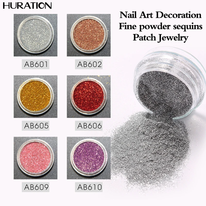 

Huration Nail Glitter Sequins Mixed Round Chamelon Pigment for Tools Nails Art DIY Decorations Manicure Charm Gel Nail Polish