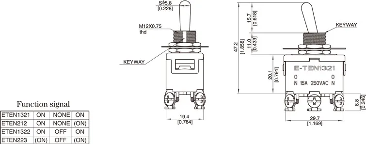 Микропереключатель E-TEN1322 рычажный переключатель 6 pin head 3 класс переключатель двухполюсный двойной переключатель блока питания