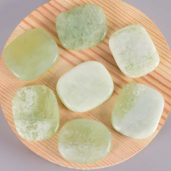 

Healing Massage Jade Palm Stone 7 pcs/Set Natural Chakra SPA Reiki Energy Stone Crystal Quartz Tool Beauty Care