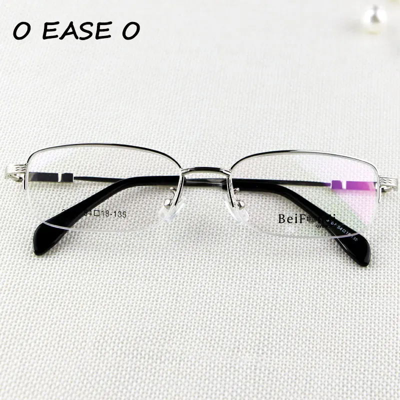 Buy 2017 Half Frame Glasses Men Alloy Memory Titanium