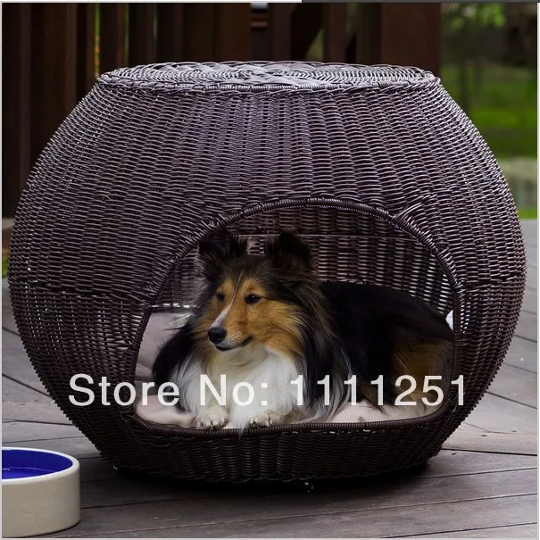 

2014 new Indoor rattan structurein , refindkind pet nest circled cat kennel