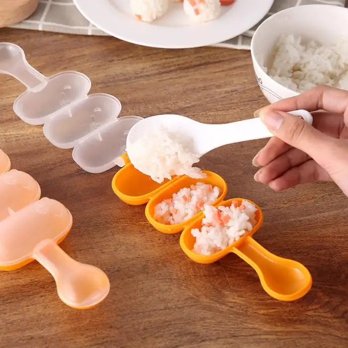 Детская форма для рисовых шариков шейкеры для украшения еды дети Ланч DIY суши производитель плесень кухонные инструменты MF999
