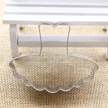 1 шт. балетная юбка из нержавеющей стали формочка для печенья печенье, фондан, пирог форма для выпечки инструменты для украшения