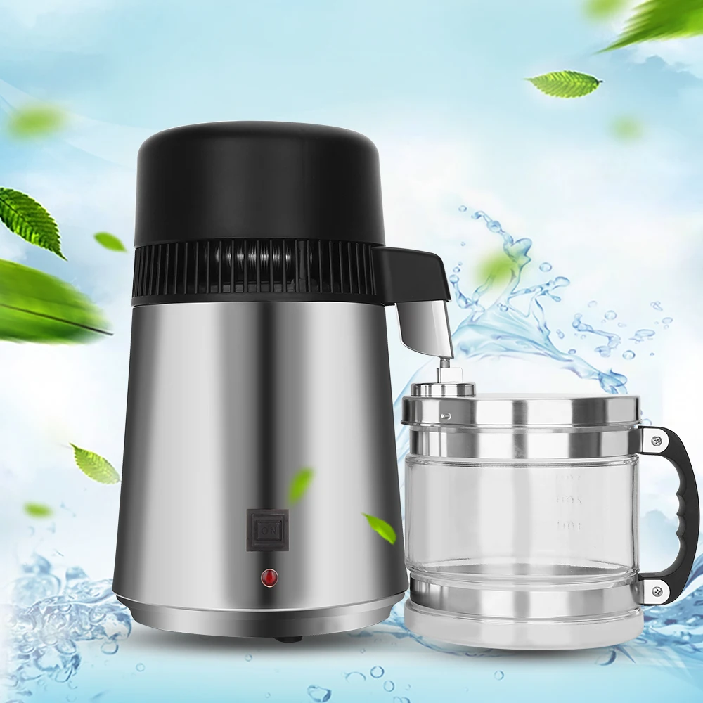 4L Household Pure Water Distiller Machine Distilled Water Distillation