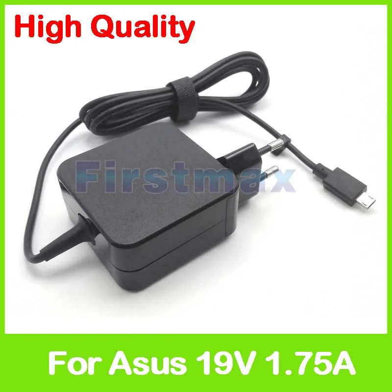 Adapter para Asus Laptop Charger Eeebook X205t X205ta E200ha E202sa E205sa E205ta X206ha L202sa L200h ue Plugue 19 v 1.75a ac - Imagem 2