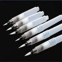 6 numbers Watercolor Brush pen Art Markers Water Tank Calligraphy Drawing Pen Beginner gift 1