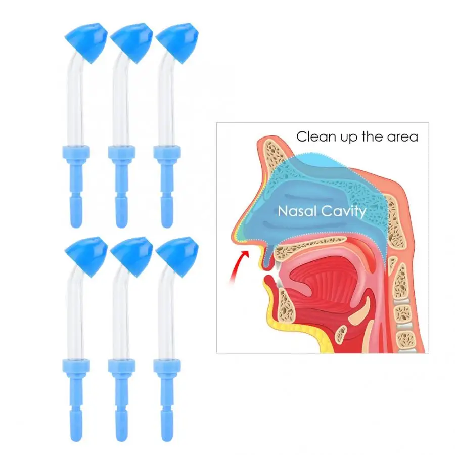 Ирригатор 2 типа наконечники для воды в носу реактивный моющий ирригатор для носа насадка для зубной нити запасная часть для чистки зубов