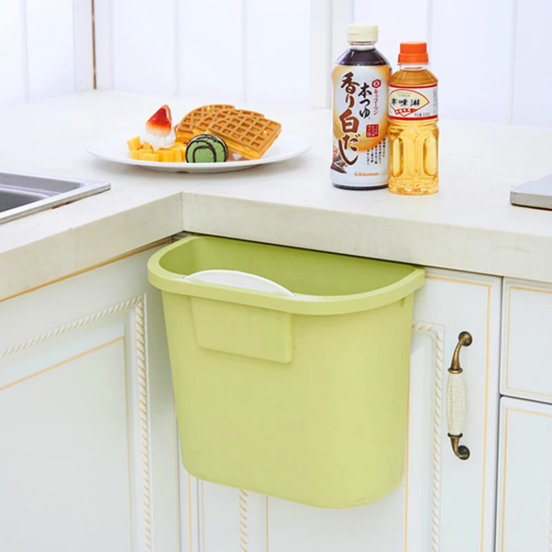 

Kitchen Garbage Box Cabinet Doors Hanging Trash Can Plastic Stock Hang Barbage Bin Bucket Holder Sale