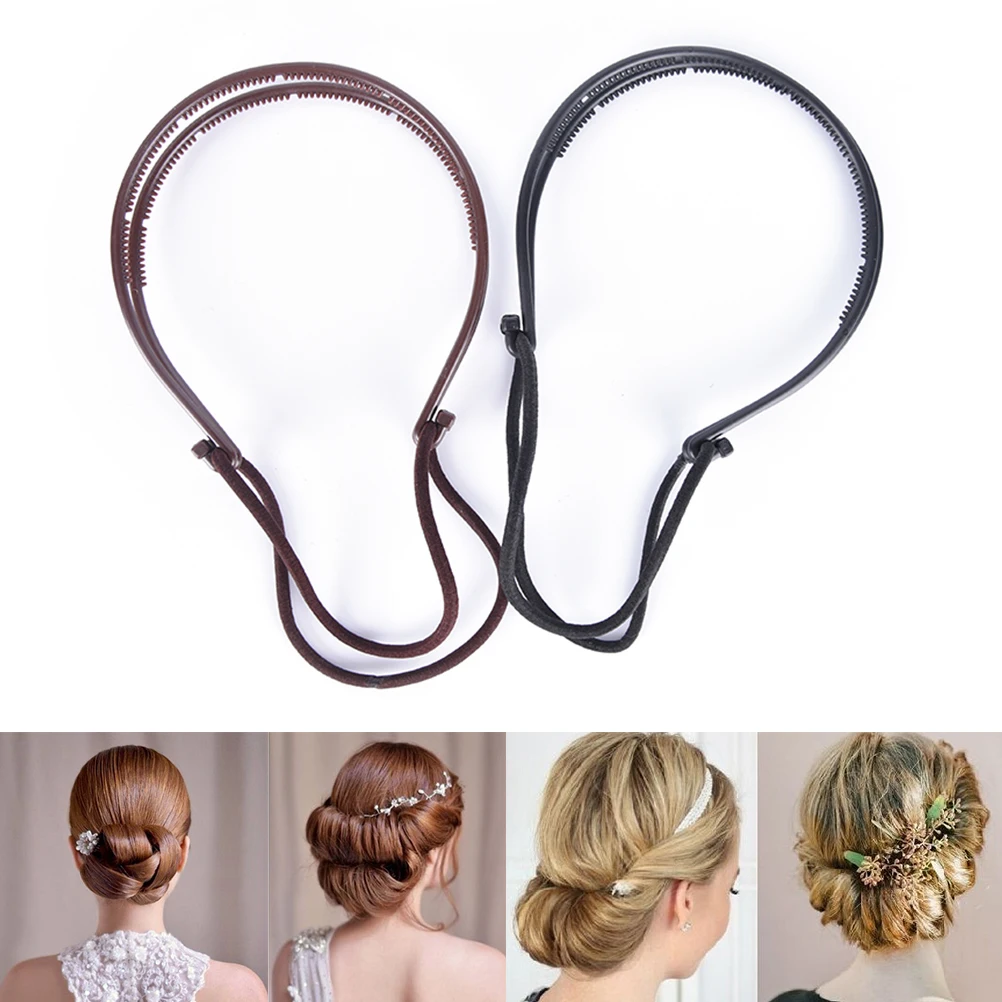 

1Pc Women Plastic Loop Styling Tools Black Topsy Pony topsy Tail Clip Hair Braid Maker Styling Tool Black,Coffee