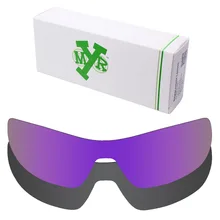 2 шт. Mryok поляризованные Сменные линзы для солнцезащитных очков Окли Offshoot объектив Стелс черный и плазменный фиолетовый