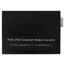 10/100/1000Base-T к 1000Base-X оптоволоконный порт и порты RJ45 POE(PSE) Ethernet медиаконвертер поддерживает функцию автоматического MDI-MDIX