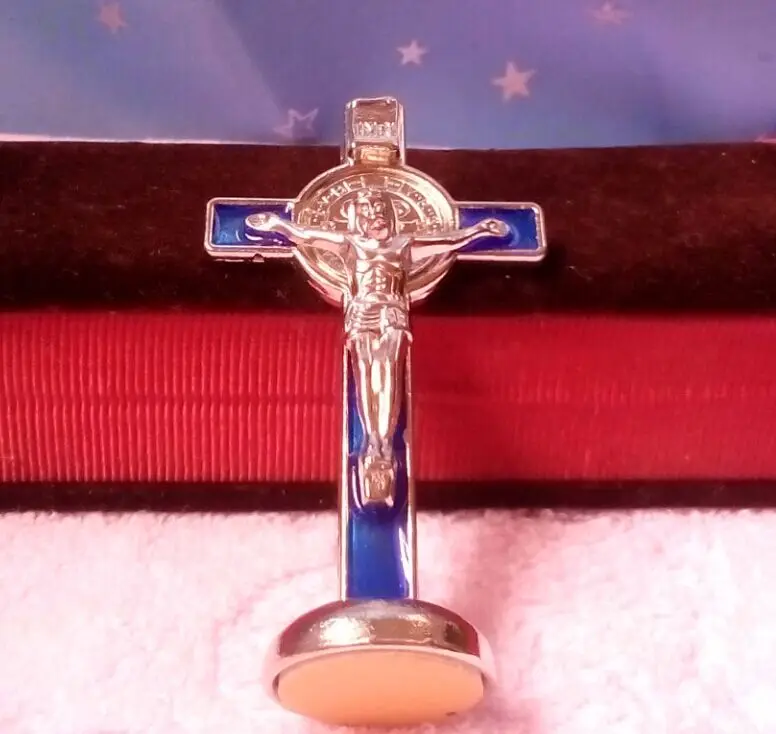 Европейская и американская мода классический тренд бутик святой Бенедикт Exorcist Cross Jesus
