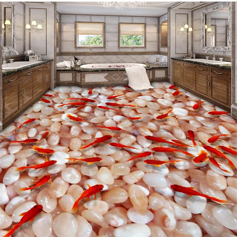 Beibehang تعريف الحصاة سمكة ذهبية المرحاض الحمام غرفة نوم 3d بلاط الأرضيات 3d ذاتية اللصق مقاومة للماء Self Adhesive Wallpaper 3d Flooringwallpaper Self Adhesive Aliexpress Beibehang تعريف الحصاة سمكة ذهبية المرحاض الحمام غرفة نوم 3d بلاط الأرضيات 3d ذاتية اللصق مقاومة للماء Self Adhesive Wallpaper 3d Flooringwallpaper Self Adhesive Aliexpress