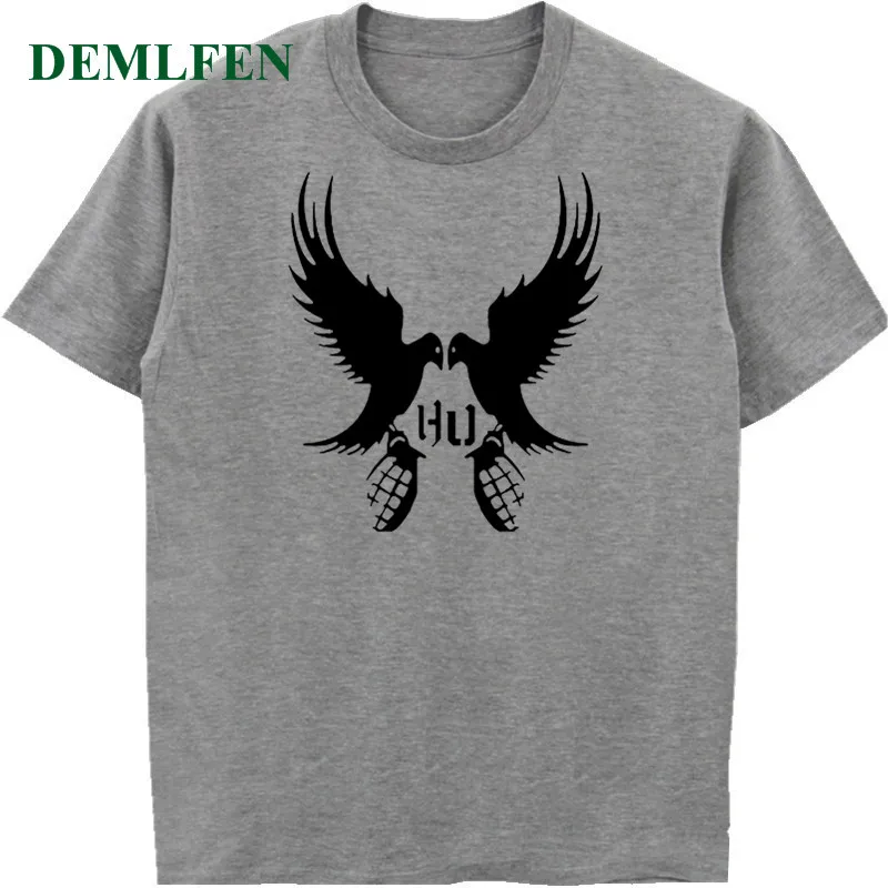 

New Hollywood Undead Print T-shirt Summer Men's Short Sleeve O-neck T Shirt Casual Male Shirt Hip Hop Tees Tops Streetwear