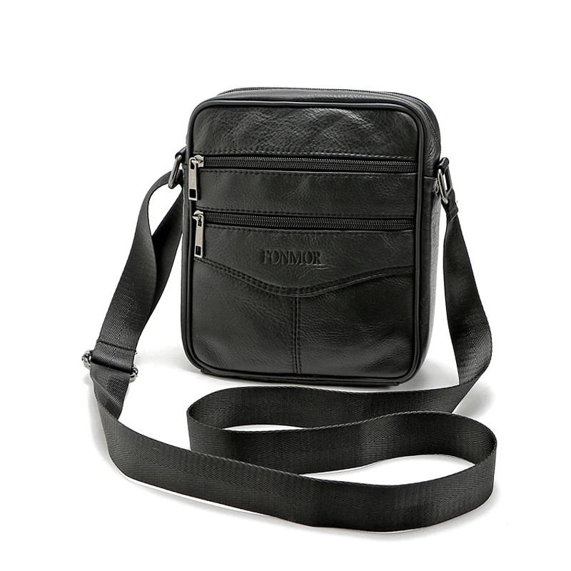 

2017 New Men Casual Soft Real Genuine Leather Men Bag Small Shoulder Travel Crossbody Bags Cowhide Men's Shoulder Messenger Bags