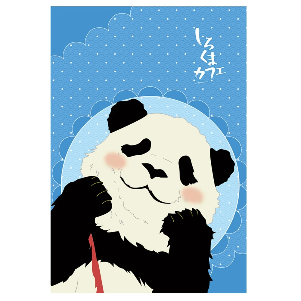 Anime Jk Kartun Shirokuma Cafe Panda Beruang Kutub Penguin Flanel