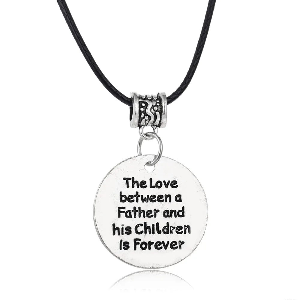 Цепочка с подвеской любовь между отцом и его детьми|chain pendant|statement jewelrypendant necklace |