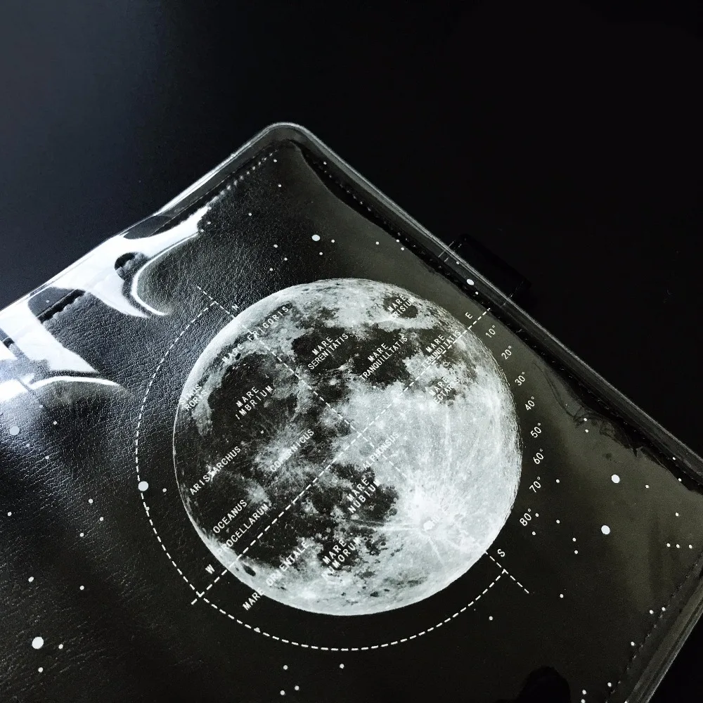 

The Moon Creative PU Journal Cover A5 A6 DIY Agenda Cover Supplies 1 Piece Free Shipping Cool Hobonichi Fashion Softcover Gift