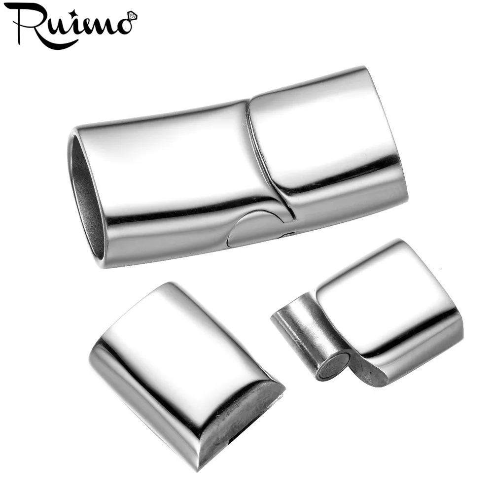 Магнитные застежки RUIMO из нержавеющей стали 316l черного золота 10 мм 12 плоские для