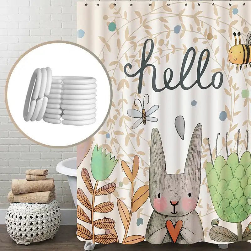 Periodic Table Shower Curtain World Map Curtain Large 180x200cm 3d