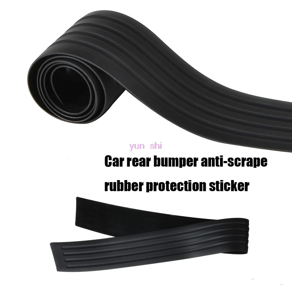 90cm Car Trunk guard plate sticker Rear bumper rubber protection sticker for Volkswagen VW GOLF 7 MK7 accessories