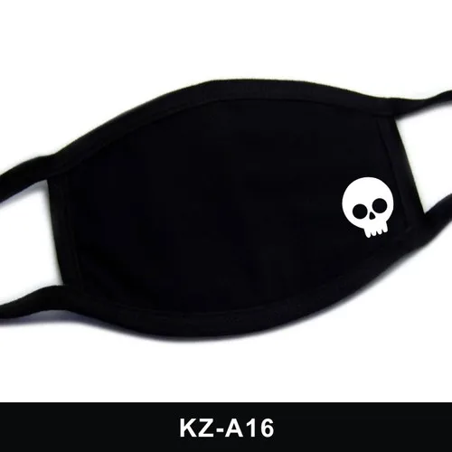 Лицевая маска унисекс модная дышащая хлопковая легкая для дыхания респиратор остановка загрязнения воздуха мультфильм Милая хлопковая маска - Цвет: KZ-A16
