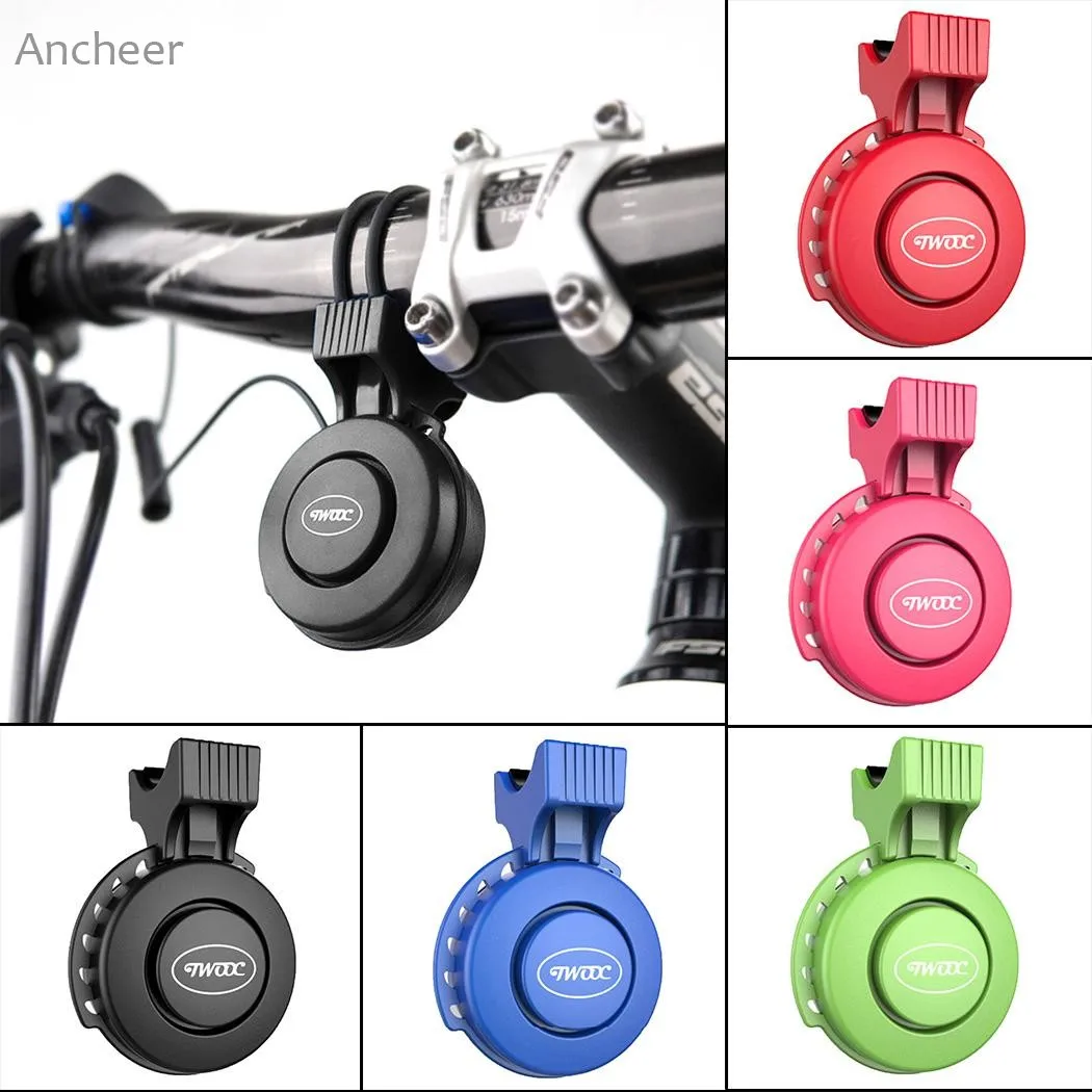 120db USB charging Bicycle Bike Handlebar Ring Electronic Bell Horn IP65 Waterproof 3 Modes Loud