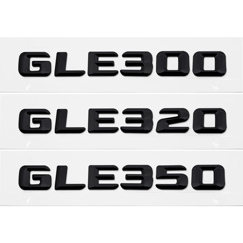 

Trunk Rear Lid Emblem Badge Alphabet Letter Decal For Mercedes Benz GLE300 GLE320 GLE350 W292 W204 W203 W211 W210 W212 W205 Cla