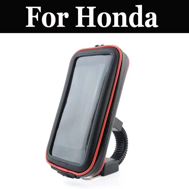 

New Moto Phone Holder Waterproof Bag Case Handlebar Mount Holder For Honda Xlr 250r Xlv 750 Xlx 250r 350r Cx 500 650 Ca250 Rebal