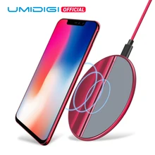 UMIDIGI Q1 15 Вт Беспроводное зарядное устройство для iPhone X/XS Max XR 8 8 Plus samsung S8 S9/S9+ Note 9 8 Phone Беспроводная Быстрая зарядка