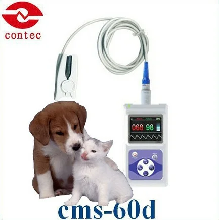 

Oximetro de dedo Vet SPO2 Monitor& pulse oximeter with free software and larger color screen CMS60D