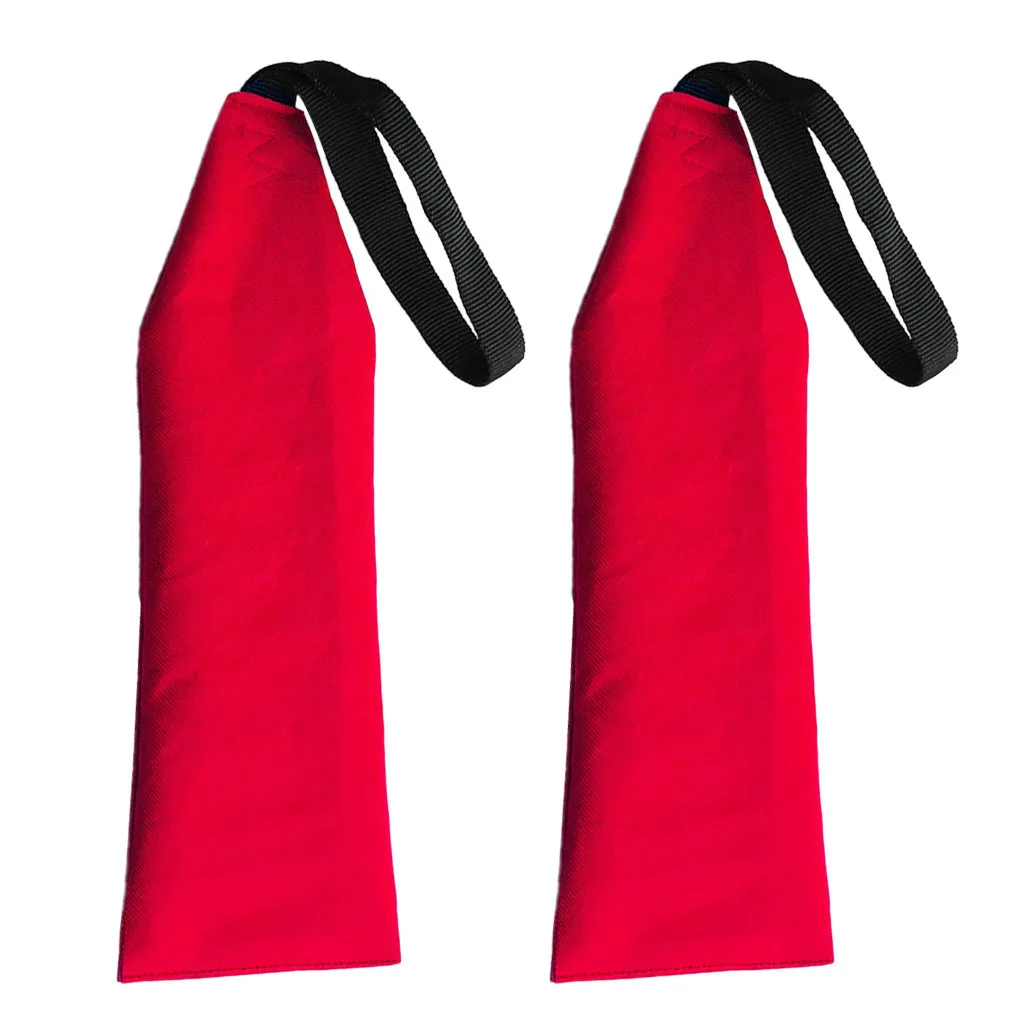 2Pcs Kayak Safety Red Flag Mount Kit Travel Flag Canoe Kayak Long Load SUP Towing Warning Flag with Webbing Kayak Accessories