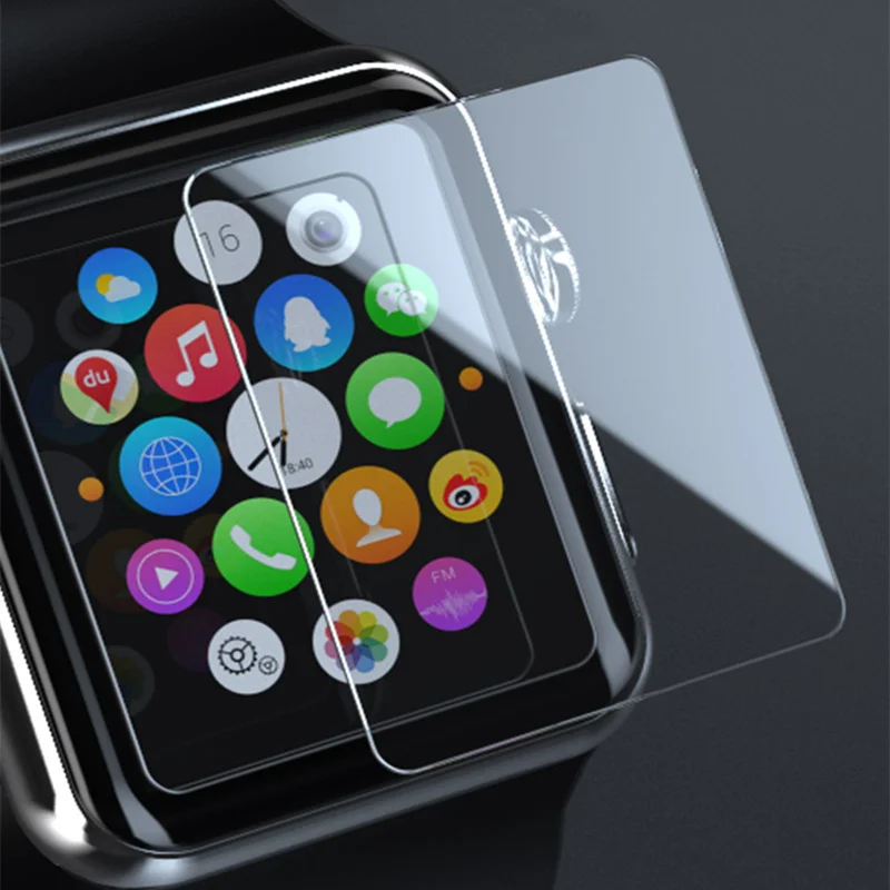 Закаленное стекло для Apple Watch Series полное покрытие 40 мм 44 38 42 iwatch Защитная пленка