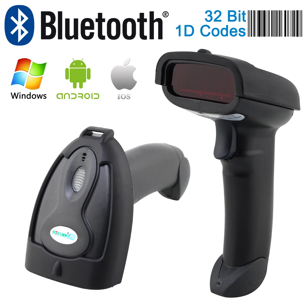 NETUM 휴대용 무선 블루투스 바코드 스캐너 레이저 1D 바코드 리더 안드로이드 및 ios 아이폰 2015LYbarcode