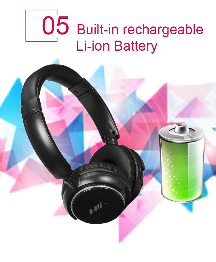 NIA Q1 Wireless Bluetooth Headphone With App Control On Ear