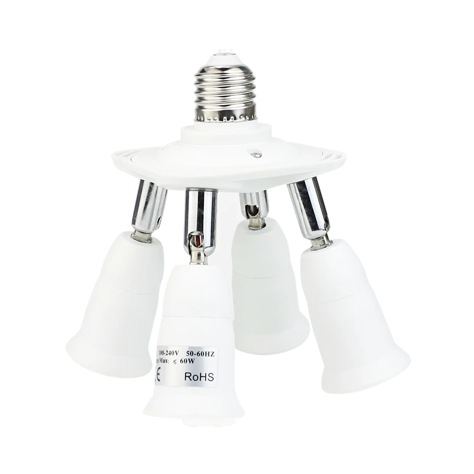 3/4/5 в 1 E26 E27 Стандартный свет переходник-разветвитель на основание светильника гнездо для патрона лампы конвертер лампочка удлинитель для