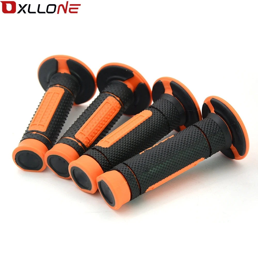 

7/8" 22mm Motorcycle Rubber Hand Grips Handle Gel for KTM Duke 125 200 250 390 EXC EXCF SX SXF XC XCF XCW 2004- 2017 2018