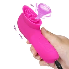 12 Speeds Sucking Clitoris Stimulator Vibrator Sex Oral Licking Clitoral Tongue Vibrator Nipple Sucker Adult Sex Toys For Women